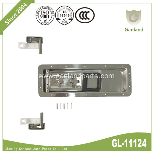 Stainless Steel Flush Mount Refrigerated Truck Door Lock